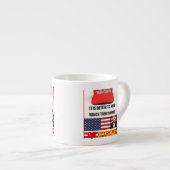 Trump Lover Espresso Coffee Mok (Voorkant rechts)