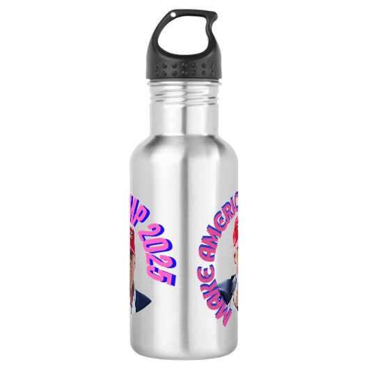 Trump Lover Waterfles (18 oz) (Voorkant)