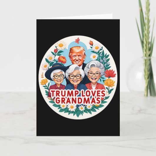 Trump Loves Omas Oma Moederdag  Kaart (Voorkant)