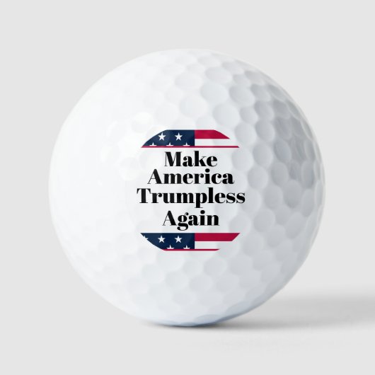 Trump-loze golfballen (Voorkant)