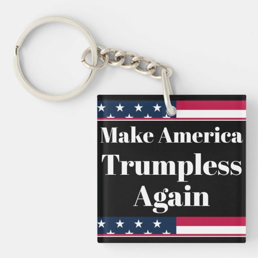 Trump-loze sleutelhanger (voorkant)