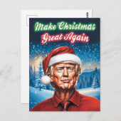 Trump - Maak Kerstmis weer geweldig Briefkaart (Voorkant / Achterkant)