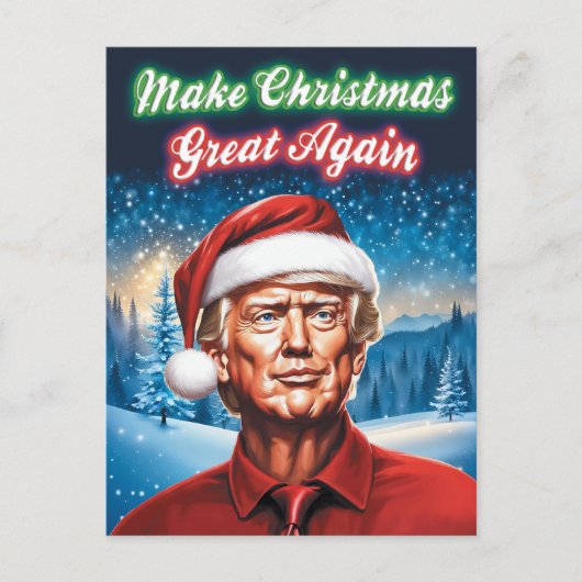 Trump - Maak Kerstmis weer geweldig Briefkaart (Voorkant)