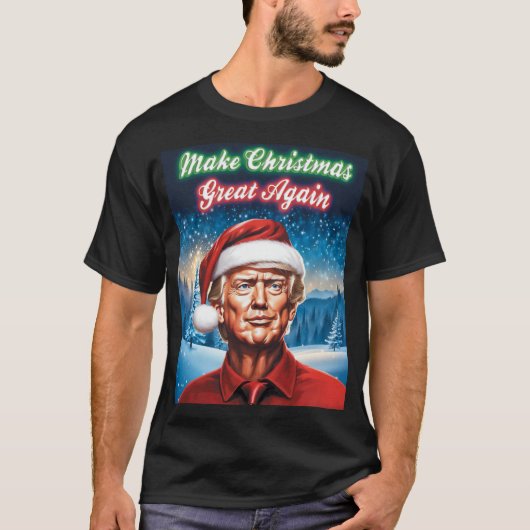 Trump - Maak Kerstmis weer geweldig T-shirt (Voorkant)