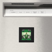 Trump Maak St Patrick's Day Groot Again Klaver T Magneet (Insitu (Vaatwasser))