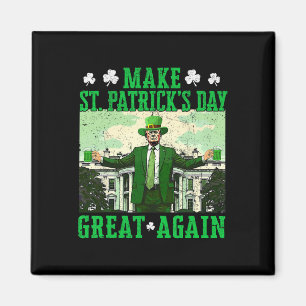 Trump Maak St Patrick's Day Groot Again Klaver T Magneet