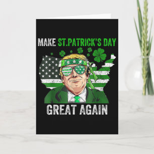 Trump Maak St. Patrick's Day Weer Groot Funny Trum Kaart