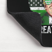 Trump Maak St. Patrick's Day Weer Groot Funny Trum Muismat (Hoek)