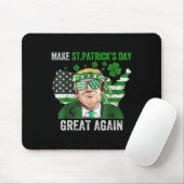 Trump Maak St. Patrick's Day Weer Groot Funny Trum Muismat (Met muis)