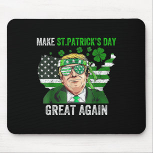 Trump Maak St. Patrick's Day Weer Groot Funny Trum Muismat