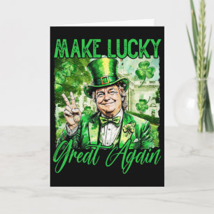 Trump Maakt Amerika Gelukkig Weer St. Patrick's Da Kaart