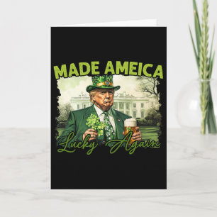 Trump Maakt Amerika Weer Gelukkig St. Patrick's Da Kaart