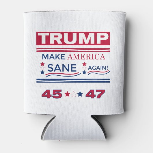 Trump maakt Amerika weer gezond Blikjeskoeler (Voorkant)