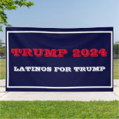 Trump maakt Amerika weer groot Vlag Spandoek (Buitenkant)