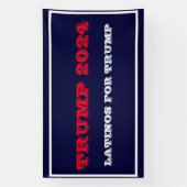Trump maakt Amerika weer groot Vlag Spandoek (Verticaal)