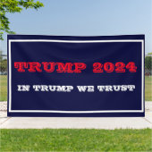 Trump maakt Amerika weer groot Vlag Spandoek (Buitenkant)