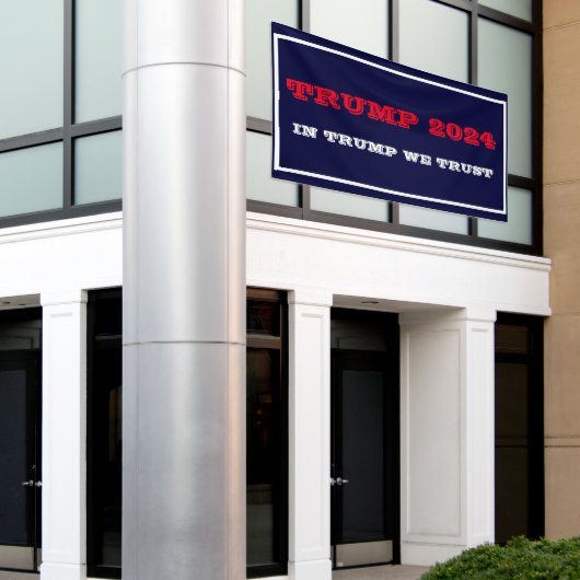 Trump maakt Amerika weer groot Vlag Spandoek (Buitenkant Gebouw)