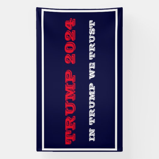 Trump maakt Amerika weer groot Vlag Spandoek (Verticaal)