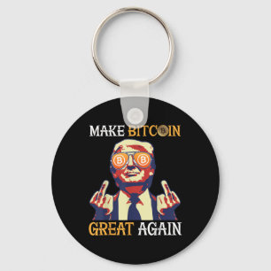 Trump maakt Bitcoin weer geweldig Sleutelhanger