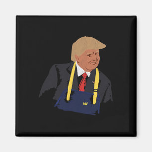 Trump maakt frietjes 2024 magneet