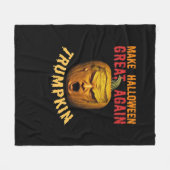 Trump maakt Halloween weer geweldig - Funny Donald Fleece Deken (Voorkant (Horizontaal))