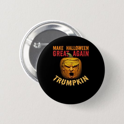 Trump maakt Halloween weer geweldig - Funny Donald Ronde Button 5,7 Cm (Voorkant /achterkant)