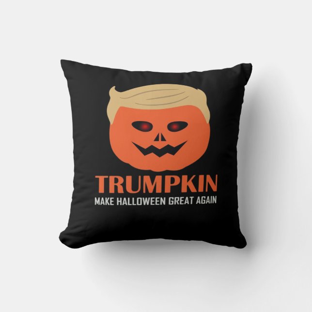 Trump maakt Halloween weer geweldig grappig Spooky Kussen (Voorkant)