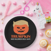 Trump maakt Halloween weer geweldig grappig Spooky Papieren Bordje (Feest)