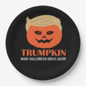 Trump maakt Halloween weer geweldig grappig Spooky Papieren Bordje (Voorkant)