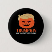 Trump maakt Halloween weer geweldig grappig Spooky Ronde Button 5,7 Cm (Voorkant)