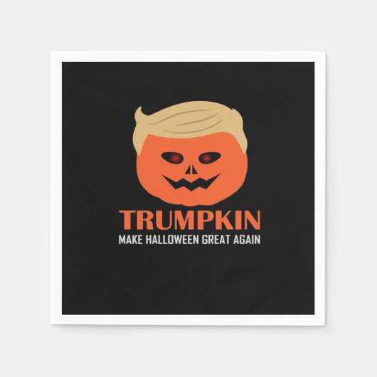 Trump maakt Halloween weer geweldig grappig Spooky Servet (Voorkant)