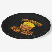 Trump maakt Halloween weer geweldig, grappige poli Papieren Bordje (Gekanteld)