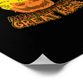 Trump maakt Halloween weer geweldig, grappige poli Poster (Hoek)