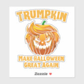 Trump maakt Halloween weer geweldig, grappige poli Sticker (Vel)