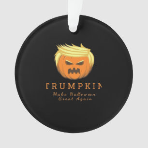 Trump maakt Halloween weer geweldig - griezelig gr Ornament