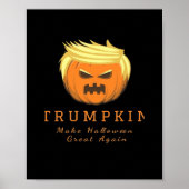 Trump maakt Halloween weer geweldig - griezelig gr Poster (Voorkant)