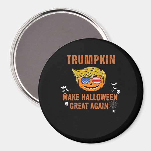 Trump maakt Halloween weer geweldig, Halloween Pu Magneet (Voorkant / Achterkant)