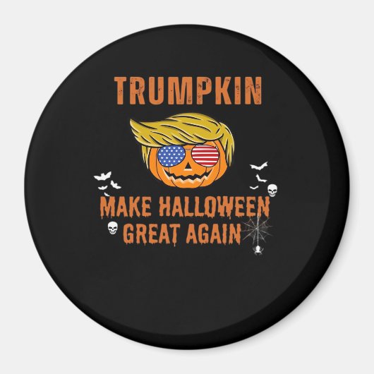 Trump maakt Halloween weer geweldig, Halloween Pu Magneet (Voorkant)