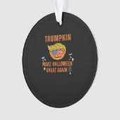 Trump maakt Halloween weer geweldig, Halloween Pu Ornament (voorkant)