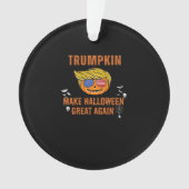 Trump maakt Halloween weer geweldig, Halloween Pu Ornament (voorkant)