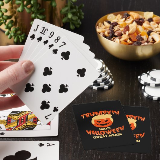 Trump maakt Halloween weer geweldig Pokerkaarten (Insitu)