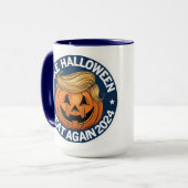 Trump maakt Halloween weer geweldig Pompoen Mok: n Mok (Voorkant links)