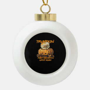 Trump maakt Halloween weer geweldig - Spooky Autum Keramische Bal Ornament