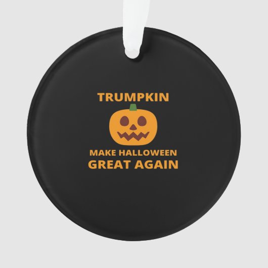 Trump maakt Halloween weer geweldig, Trump Hall Ornament (voorkant)