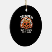 Trump maakt Halloween weer leuk Keramisch Ornament (Rechts)