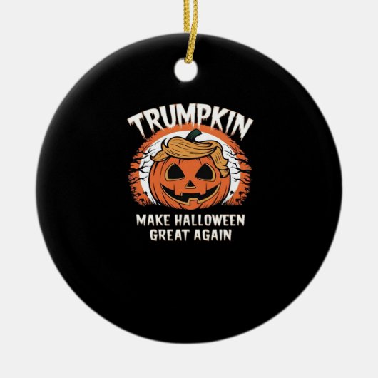 Trump maakt Halloween weer leuk Keramisch Ornament (Voorkant)