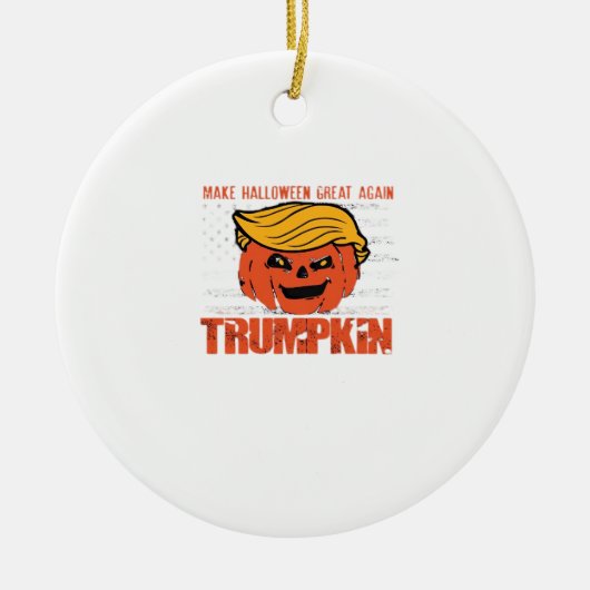 Trump maakt Halloween weer leuk Keramisch Ornament (Voorkant)