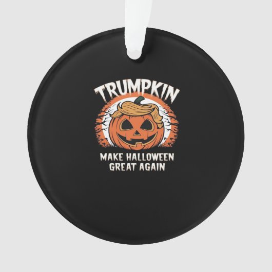 Trump maakt Halloween weer leuk Ornament (voorkant)
