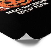 Trump maakt Halloween weer leuk Poster (Hoek)