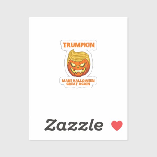 Trump maakt Halloween weer leuk Sticker (Vel)